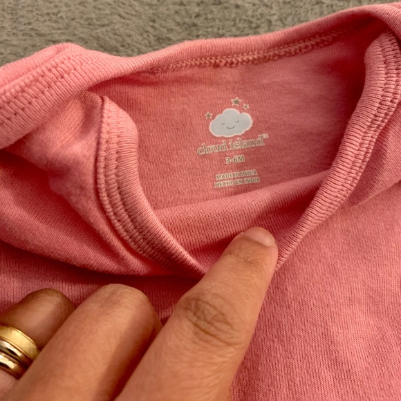 Cloud Island Bundle Onesies with Pants 3-6 M New - Picture 6 of 7